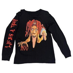 Trippie Redd “LIFE’S A TRIP” 1400 Melting Rap Long Sleeve Tee Shirt - Small